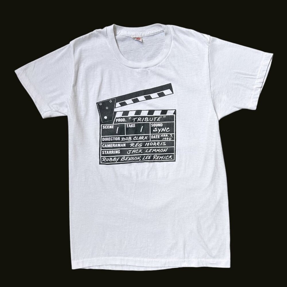 80s vintage Tribute movie t-shirt Single stitch Bob Clark Jack Lemmon Film.